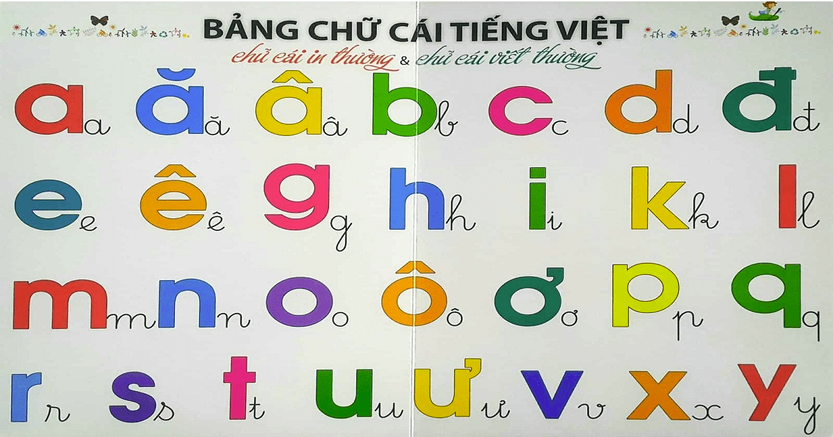 Bảng Chữ Cái Tiếng Việt Lớp 1 (ĐẦY ĐỦ NHẤT) Và Cách Dạy Trẻ Học Nhanh Bảng Chữ Cái - THASA - TRUNG TÂM GIA SƯ TUỔI TRẺ 1